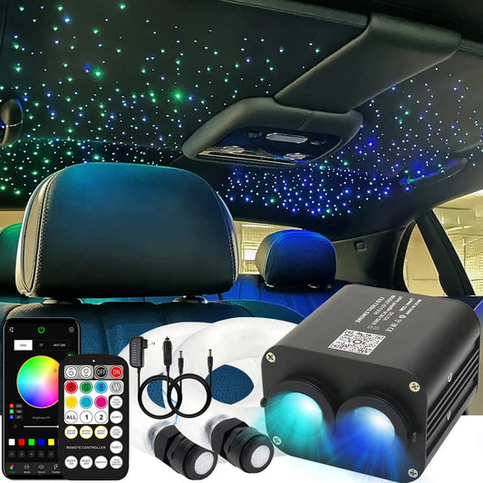 Smart Dual Head 20W Twinkle RGBW Starlight Headliner Lights | SanliLED.shop