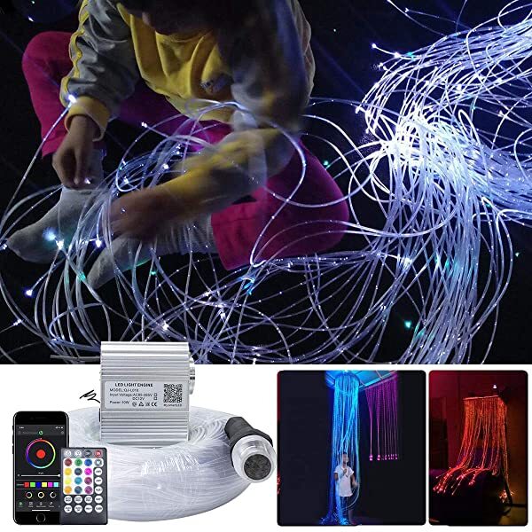 10W Twinkle RGBW Fiber Optic Sensory Lights for Austism, Adults and Children | SanliLED.shop