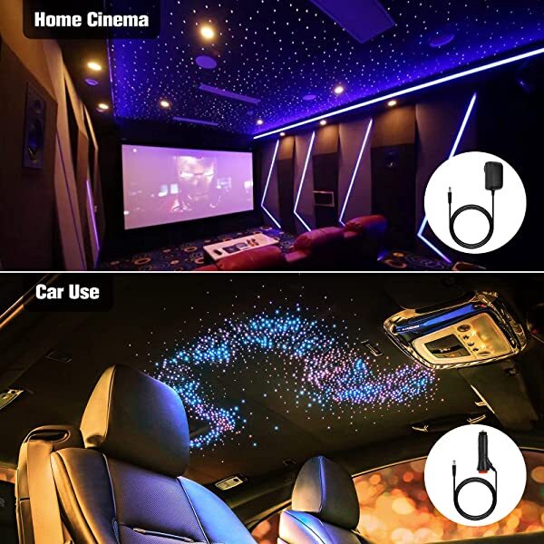 2x6W Twinkle Rolls Royce Star Headliner, RGBW Star Headliner Kit for Car Truck & SUV | SanliLED.shop