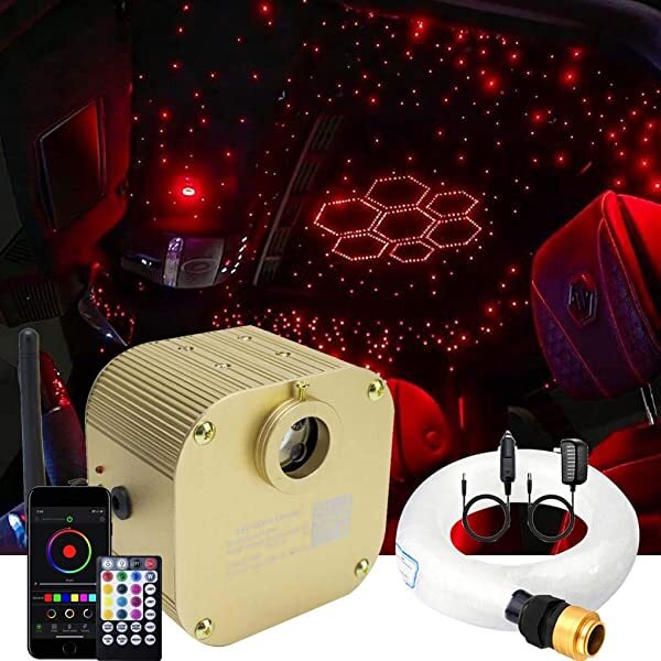 16W Twinkle RGBW Rolls Royce Starlight Headliner Kit for Car Trcuk & Yacht with Bluetooth/RF Controll | SanliLED.shop